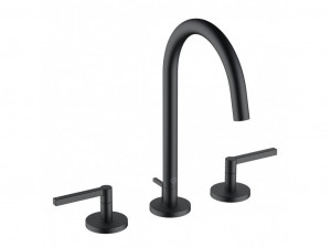 201433915 смеситель на умывальник Puristic KLUDI NOVA FONTE матовый черный