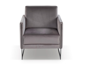 Кожаное кресло с подлокотниками