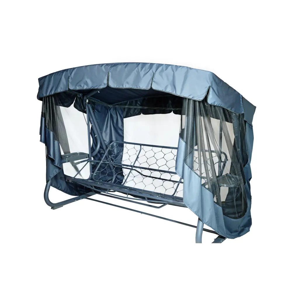 Качели садовые BEGINIA Olkhon 4-х местные до 320 кг металл зеленый STLM-2127432 - Вид №2