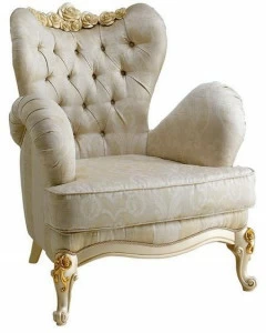 VOLPI Стеганое кресло с подлокотниками Night & day 0790