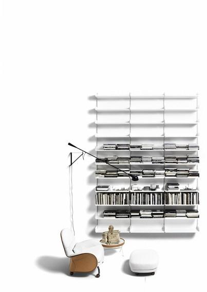 DE PADOVA Мягкое кожаное кресло на колесиках с подставкой для ног sun-id-1504429 - Вид №5