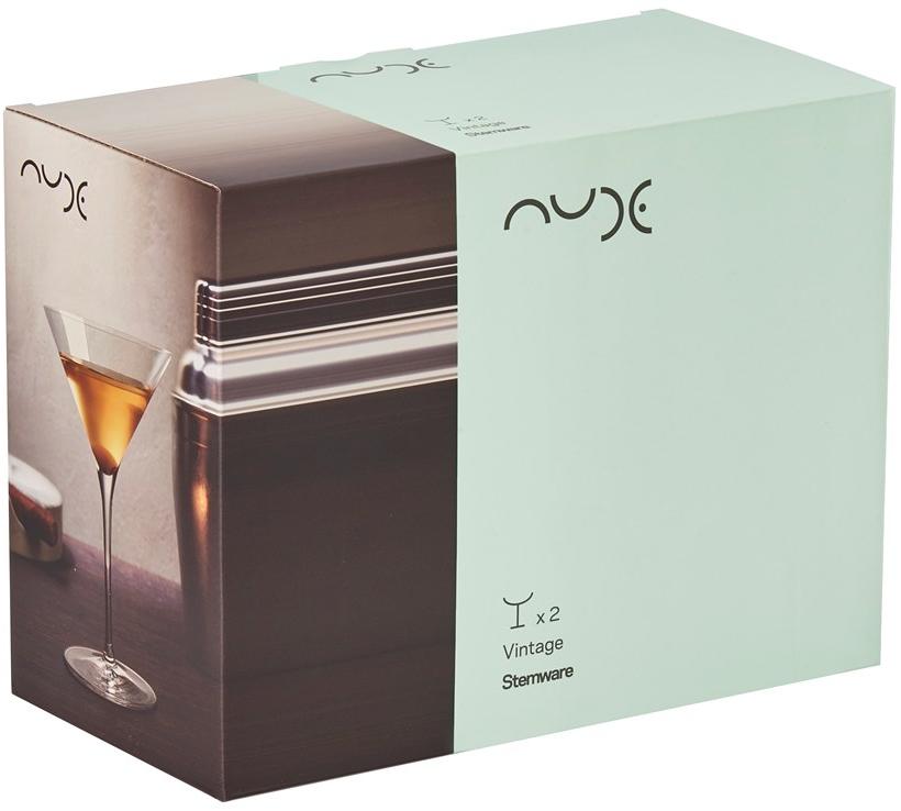 NUDE Набор из двух хрустальных бокалов для мартини Vintage sun-id-1357428 - Вид №3