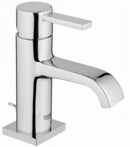 Смеситель для раковины GROHE Allure с донным клапаном, уменьшенный, хром (32757000)
