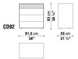 B&B Italia Прямоугольная тумбочка с ящиками Dado sun-id-1419366 - Вид №6