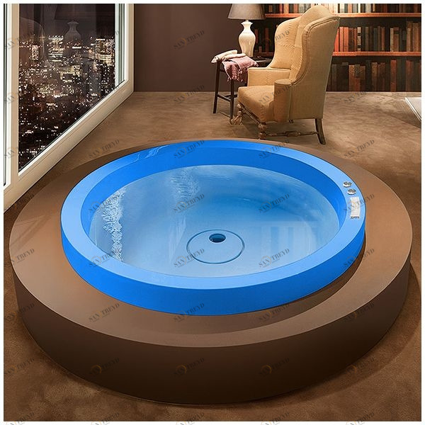 Ванна GRUPPO TREESSE Eos 160 VTL-V8461-G голубая круглая отдельностоящая VTLV8461G