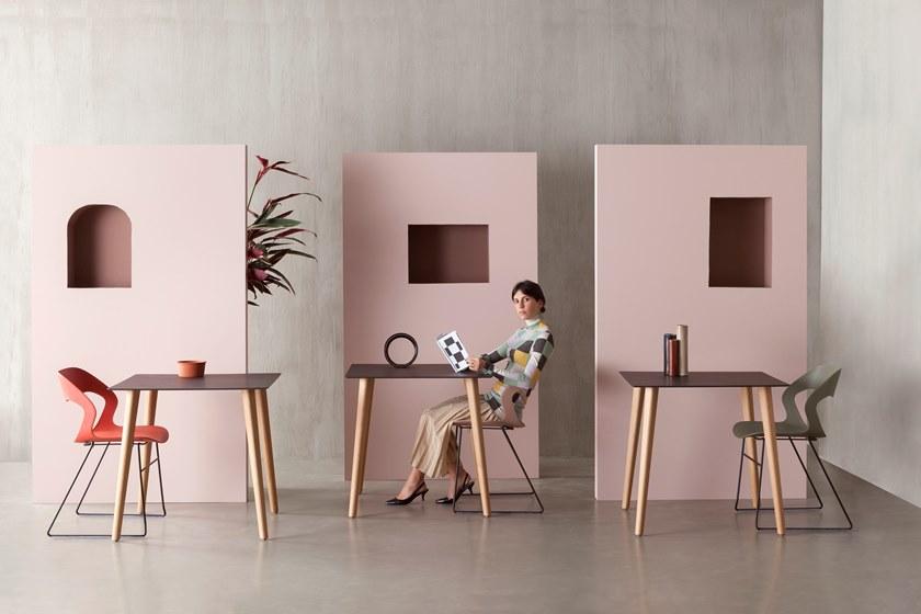 Crassevig Стул для конференций, штабелируемый салазками из полипропилена Mixis sun-id-1357778 - Вид №1