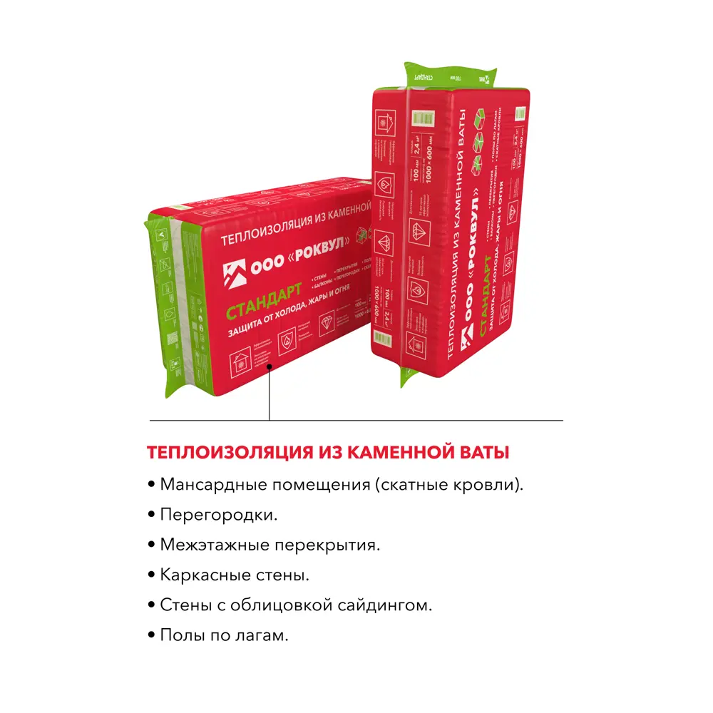 Rockwool Стандарт — минераловатные плиты для эффективного утепления 18722597 STLM-0012192 - Вид №3