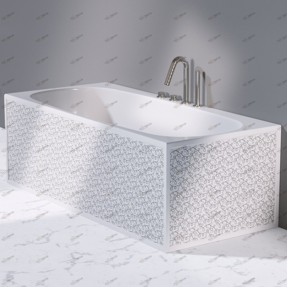 Боковая панель для ванной COVER белая AeT ITALIA DPB400