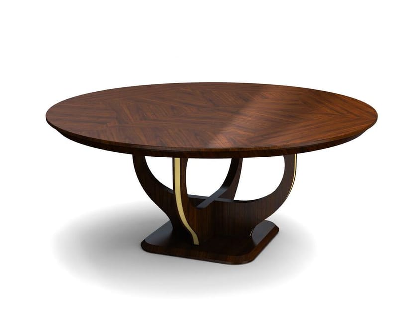 Круглый деревянный стол со скульптурным основанием Hurtado Evolution ARCH-00085331