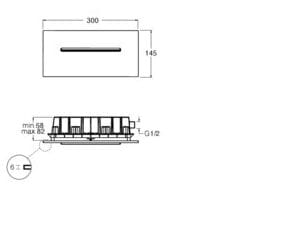 Настенный Водопадный дозирующий носик CRISTINA Rubinetterie CRIBD320 ARCH-00034188 - Вид №2