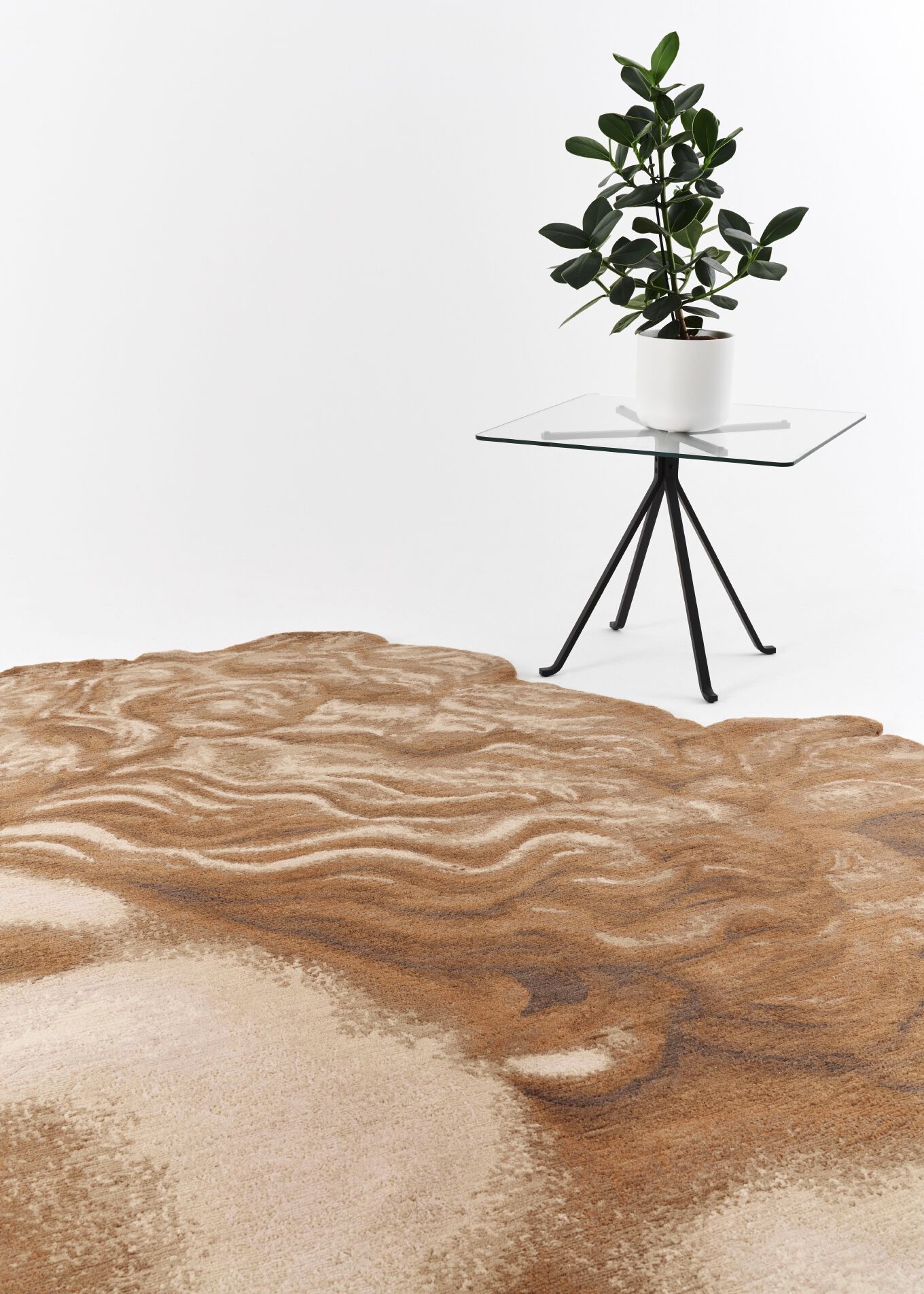 Изогнутый ковер ручной работы Tapis Rouge Miti ARCH-00070179 - Вид №4