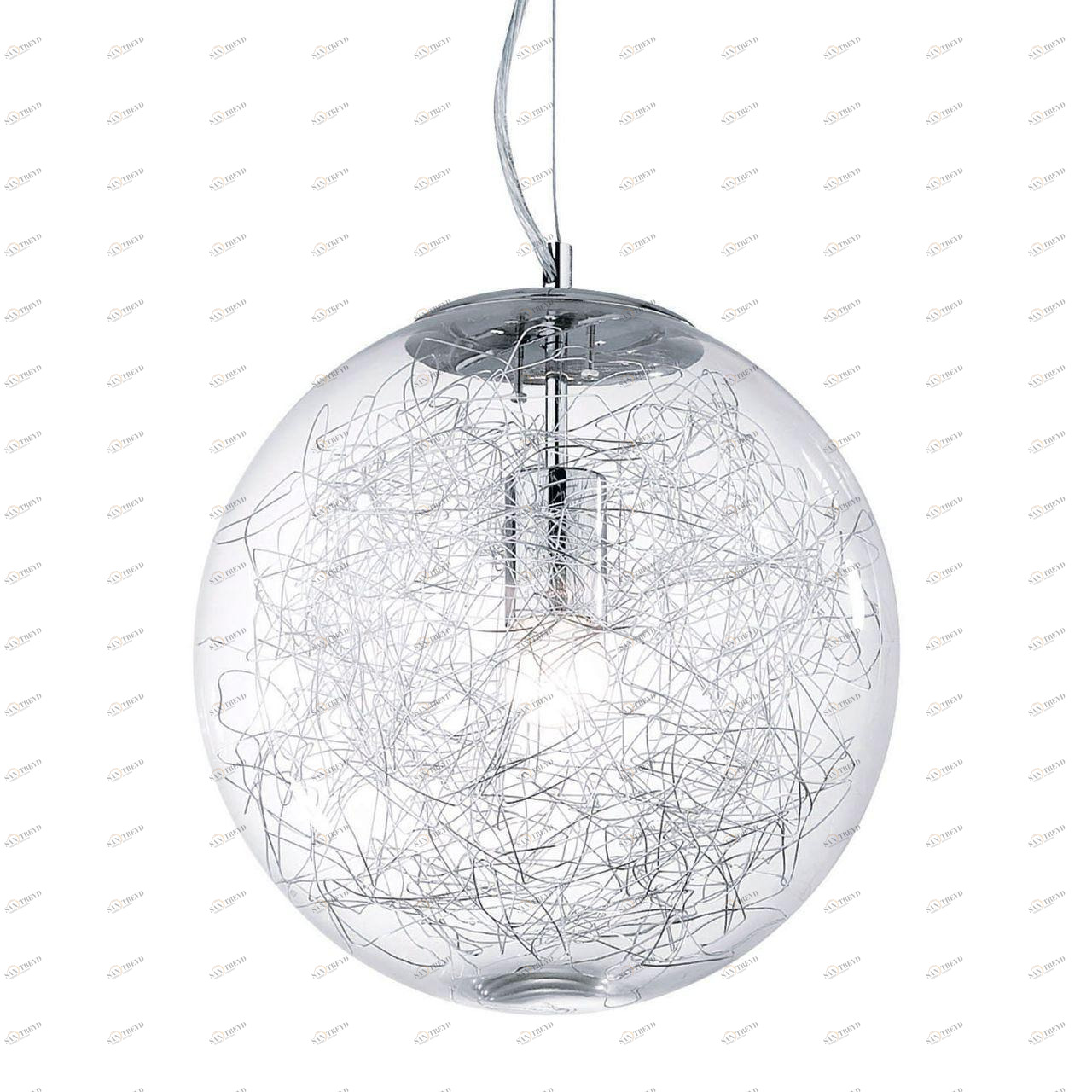 Подвесной светильник Ideal Lux Mapa Max SP1 D40 IDEAL LUX ДИЗАЙНЕРСКИЕ, MAPA MAX 072689 Хром 