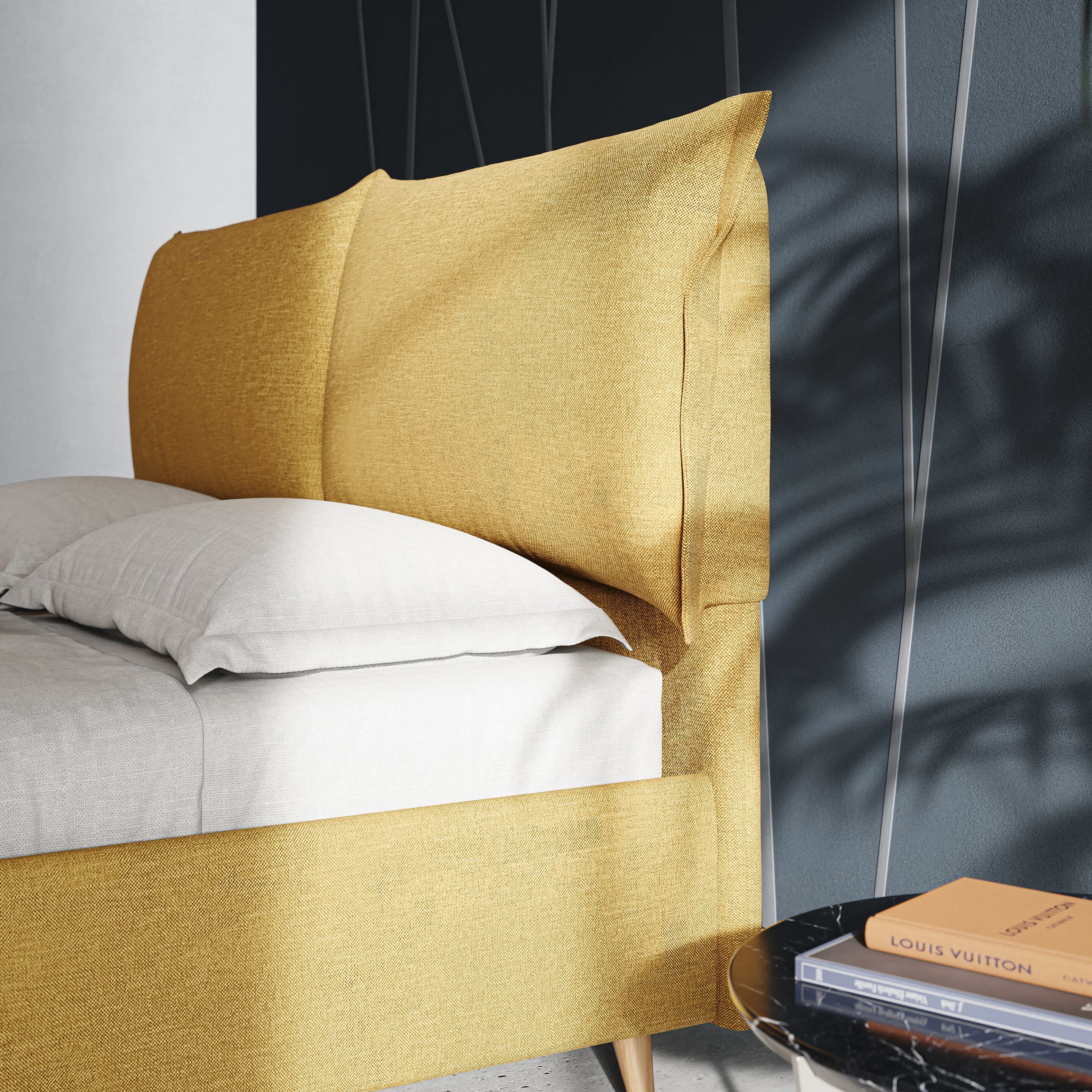 Съемная кровать для хранения ткани с мягким изголовьем Divani.Store ELETTRA ARCH-00065649 - Вид №1