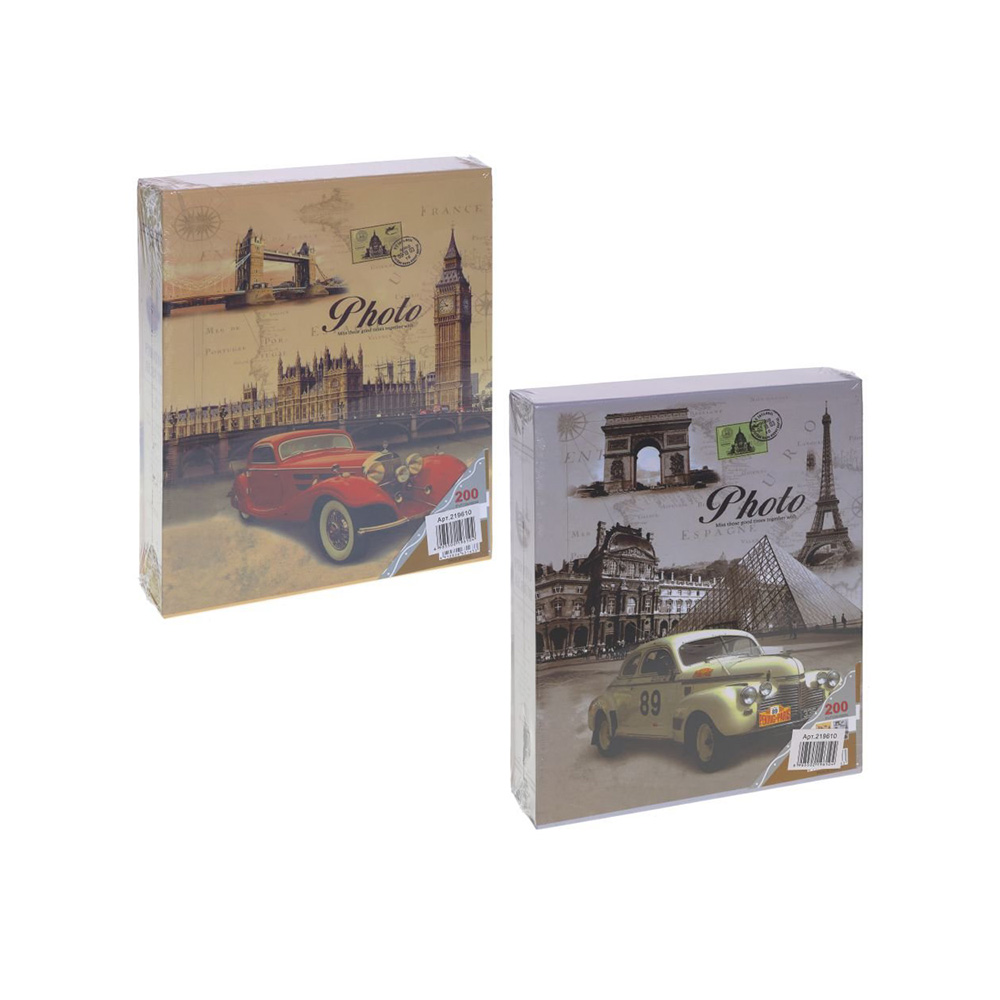 219610 Фотоальбом на 200 фото (13х18 см) 23.5 x 6 x 29 см РЕМЕКО 