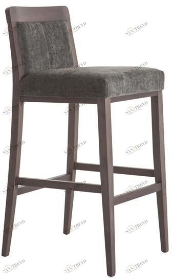 Palma Высокий табурет из бука со спинкой Opera 49ei.i6