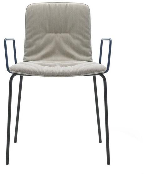 Viccarbe Штабелируемый тканевый стул с подлокотниками Klip sun-id-1477824 - Вид №2