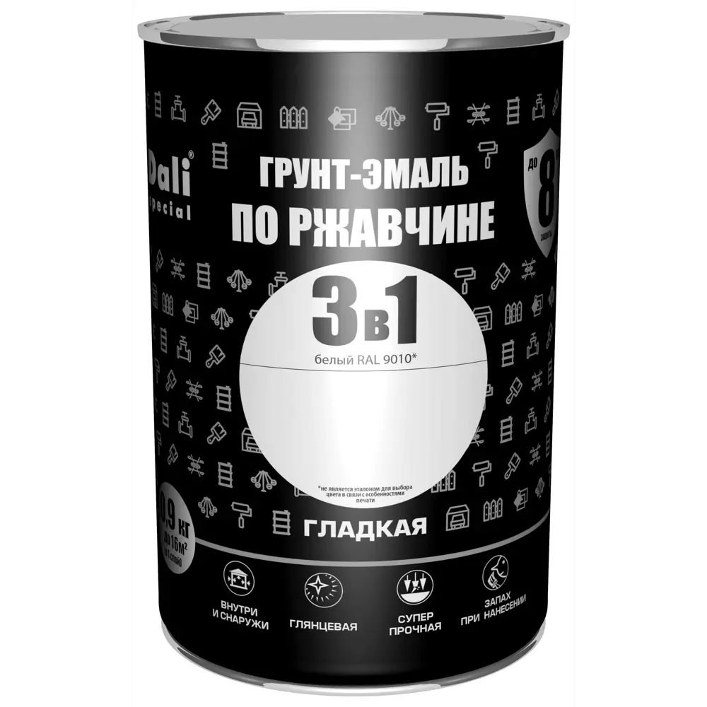 Грунт-эмаль 3 в 1 Dali - защита металла от коррозии 83372435 STLM-0040599 - Вид №1
