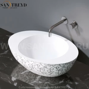 L269.400P Накладная раковина на столешницу  овальная A. e T. Italia ACCENT