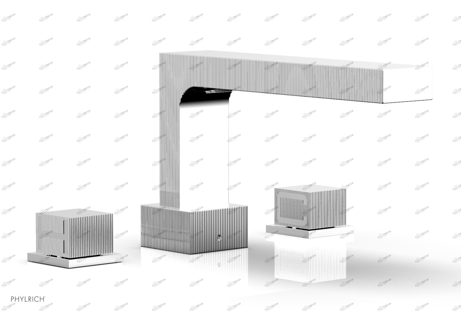 Смеситель для ванны STRIA Phylrich  291-43-026 Хромированный 