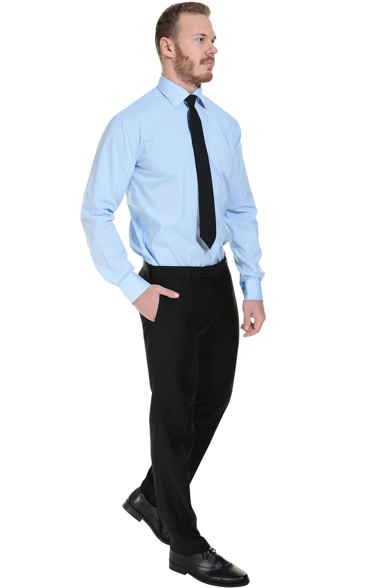 60317 Галстук на резинке черный  Офисная одежда  размер Спецодежда  - Вид №1