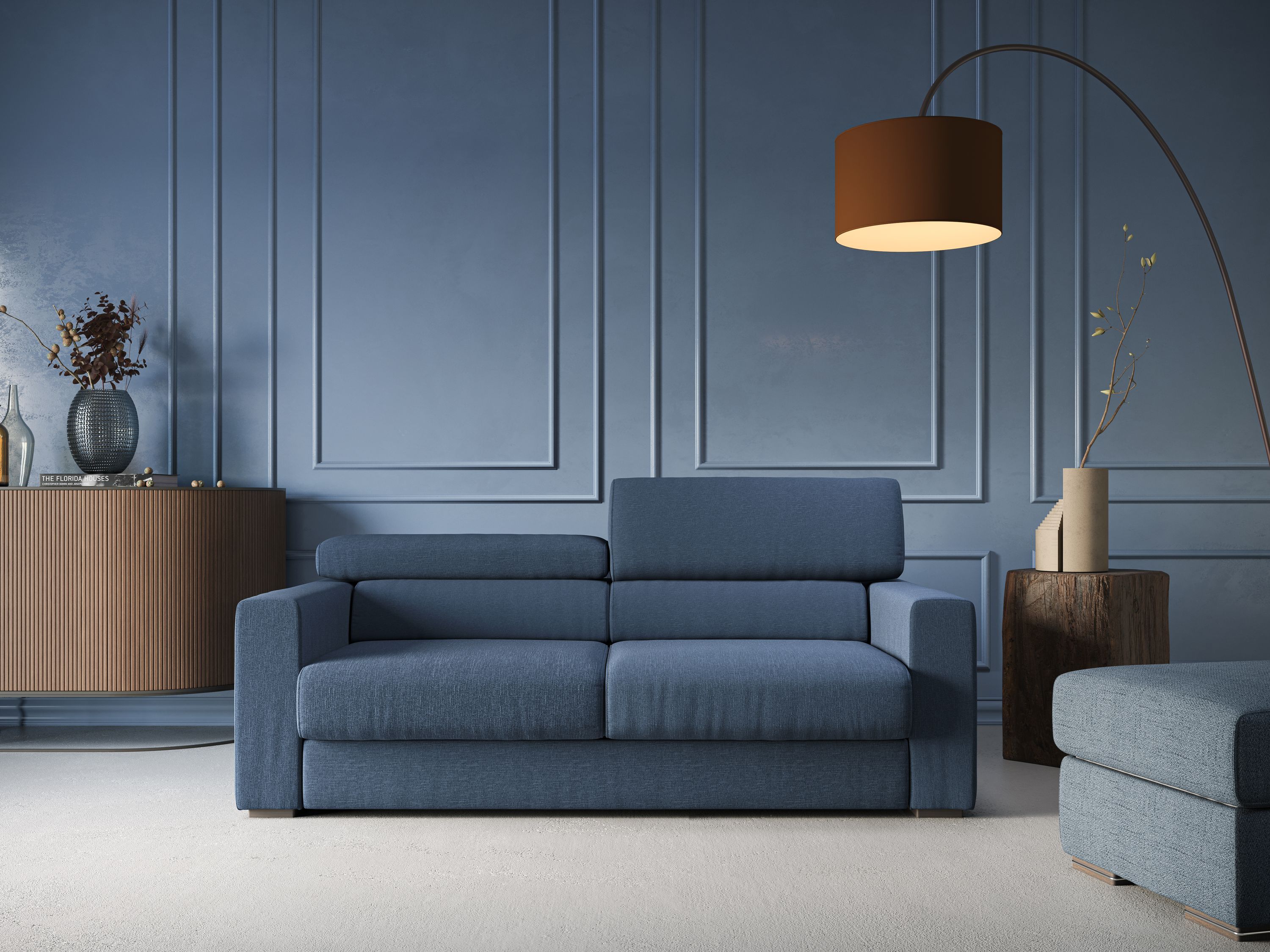 Ткань раскладной диван-кровать Divani.Store DYLAN ARCH-00055360