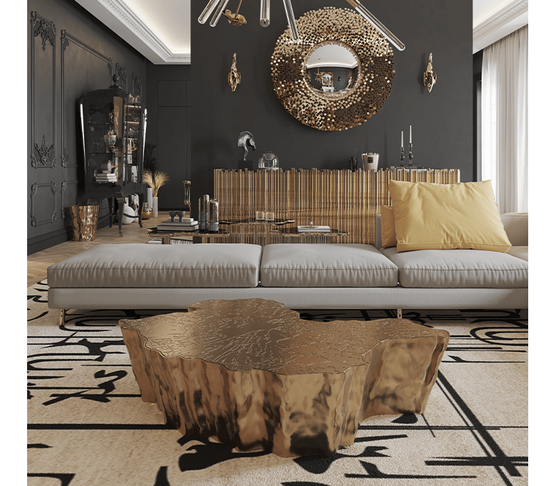 0-215 Медный центральный стол Eden Boca Do Lobo  - Вид №13