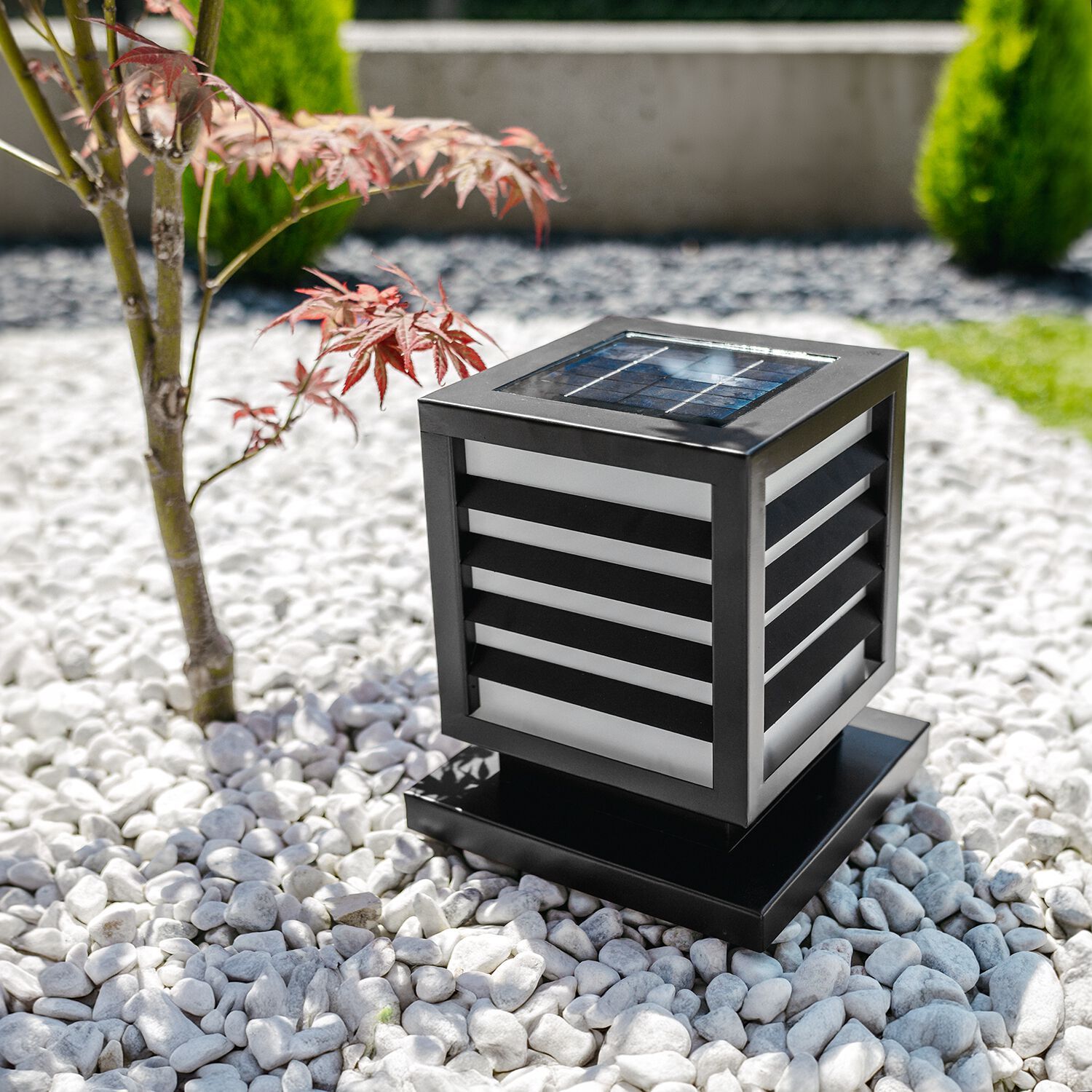 Из нержавеющей стали солнечной энергии открытый торшер Maanta SOLAR QUB ARCH-00034091 - Вид №15