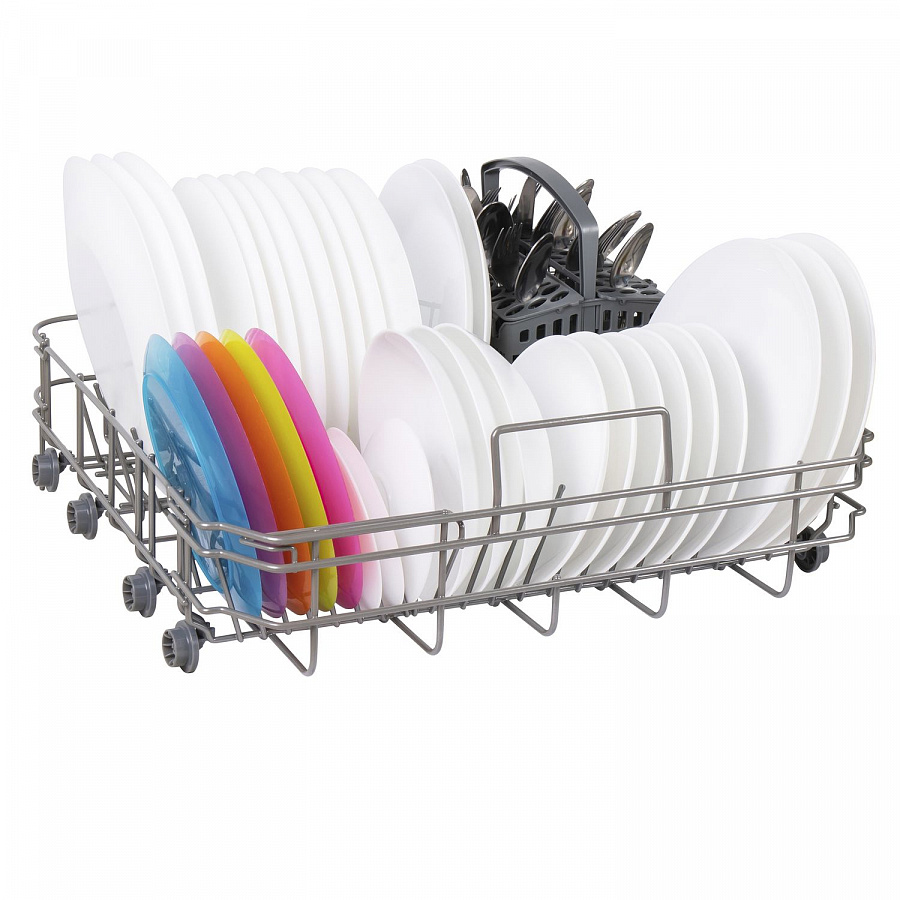 MLP-12SR Посудомоечная бытовая машина mlp-12s/ полноразмерная, тип установки: полновстраиваемая 60см, количество комплектов: 12, управление: электронное с led индикацией, количество программ: 5 (интенсивная, эко, 90 минут, быстрая, половинная загрузка), и Santreyd  - Вид №13