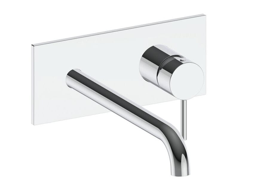 Настенный смеситель для раковины с автоматическим сливом CRISTINA Rubinetterie Phi ARCH-00144494 - Вид №1