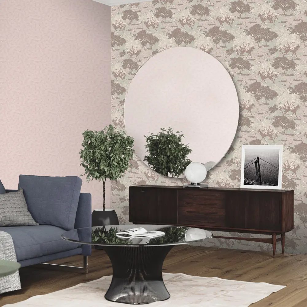 Обои флизелиновые Euro Decor Polo зеленые 1.06 м ED7131-10 88479142 STLM-2044457 - Вид №3