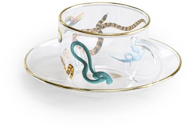 Seletti Чашка кофе из боросиликатного стекла с блюдцем Seletti wears toiletpaper sun-id-1380451 - Вид №1