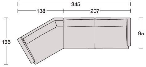 CTS SALOTTI Модульный тканевый диван Light sun-id-1416389 - Вид №2