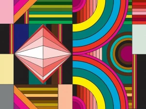 MOMENTI Авторский художественный принт Crazy home paintings Da-004