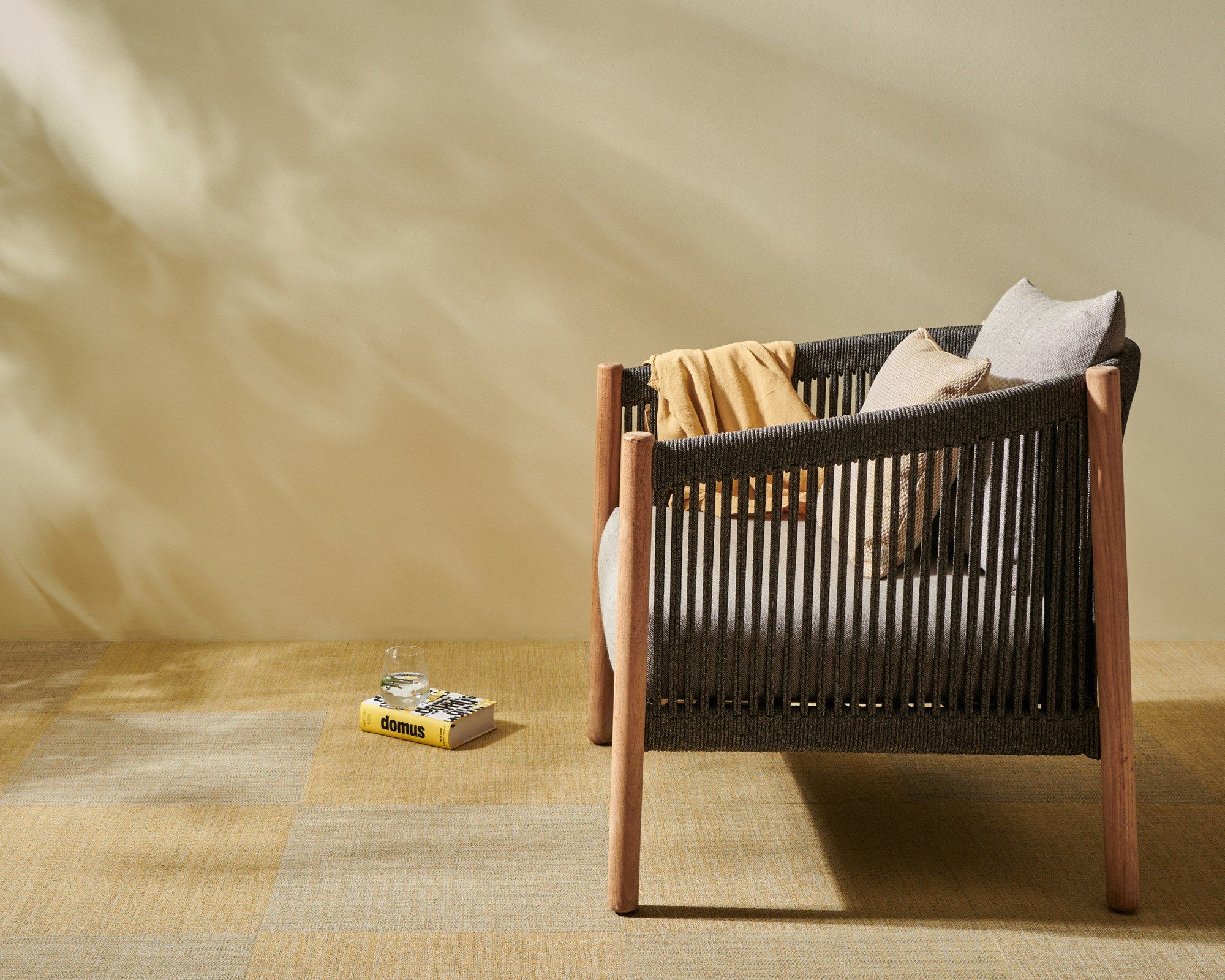 Веревочное садовое кресло с подлокотниками Vincent sheppard медленный ARCH-00146914 - Вид №8