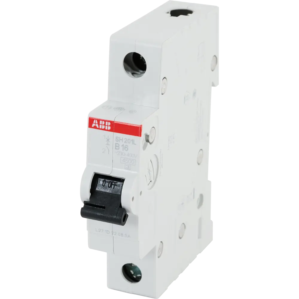Автоматический выключатель ABB SH201L 1P B16 А 4.5 кА 2CDS241001R0164 82577247 STLM-2175638 