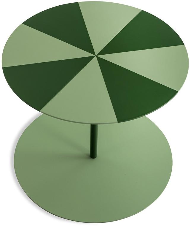 Cappellini Съемный круглый стол из листового металла Gong Gg_1c - Вид №2