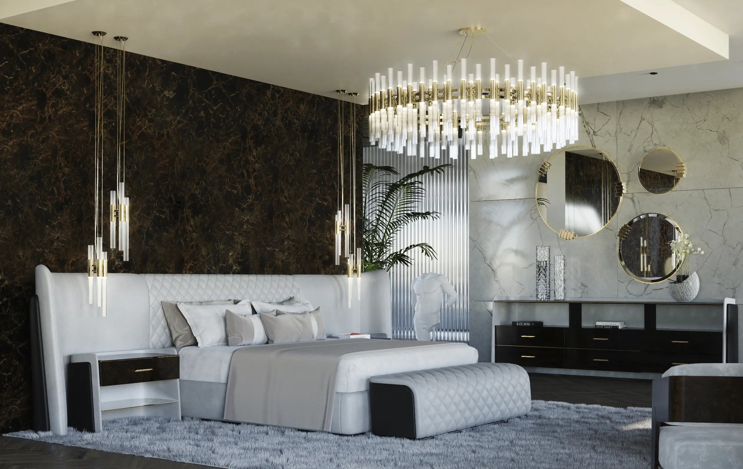 Круглая подвеска LUXXU Waterfall 52 - Вид №2