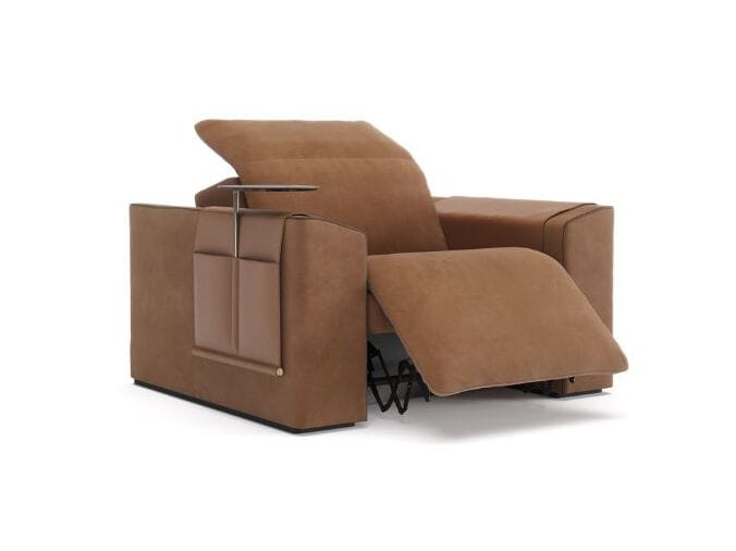 Кожаное кресло с подлокотниками Vismara Design Kubrik ARCH-00000658