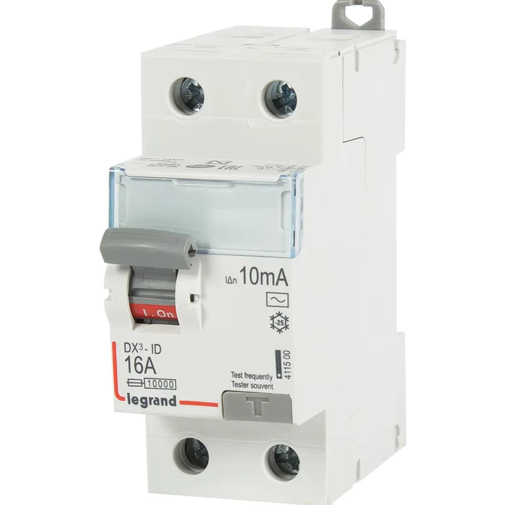 УЗО Legrand TX3 1P N 16 A 10 мА 6 кА AC 411500 12478503 STLM-2154499 