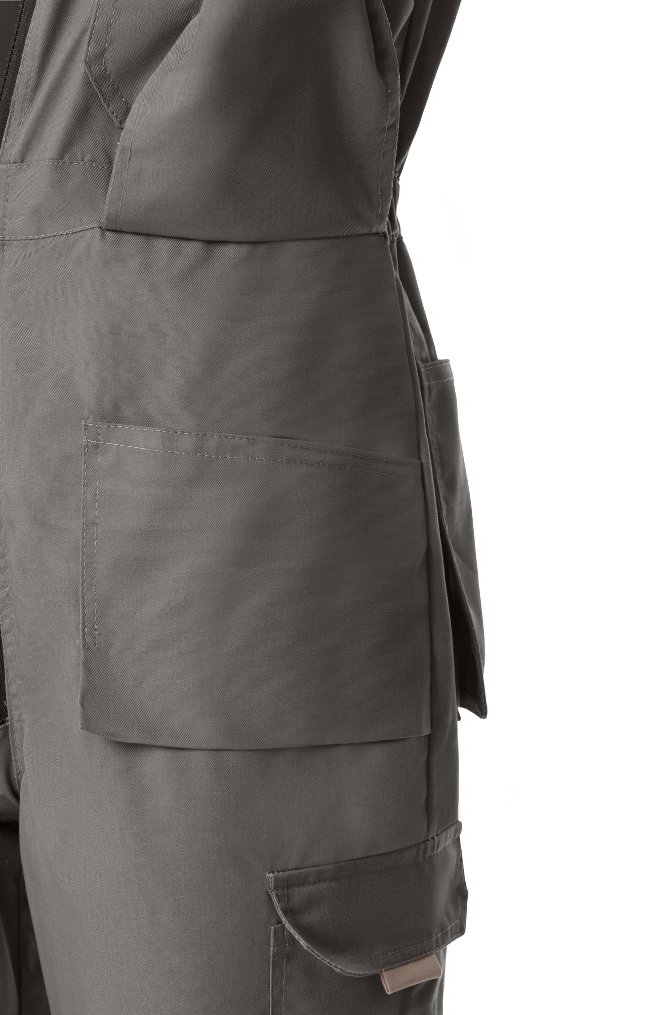 65653 Полукомбинезон "Профессионал" темно-серый  Летняя спецодежда  размер 64-66/170-176  - Вид №5