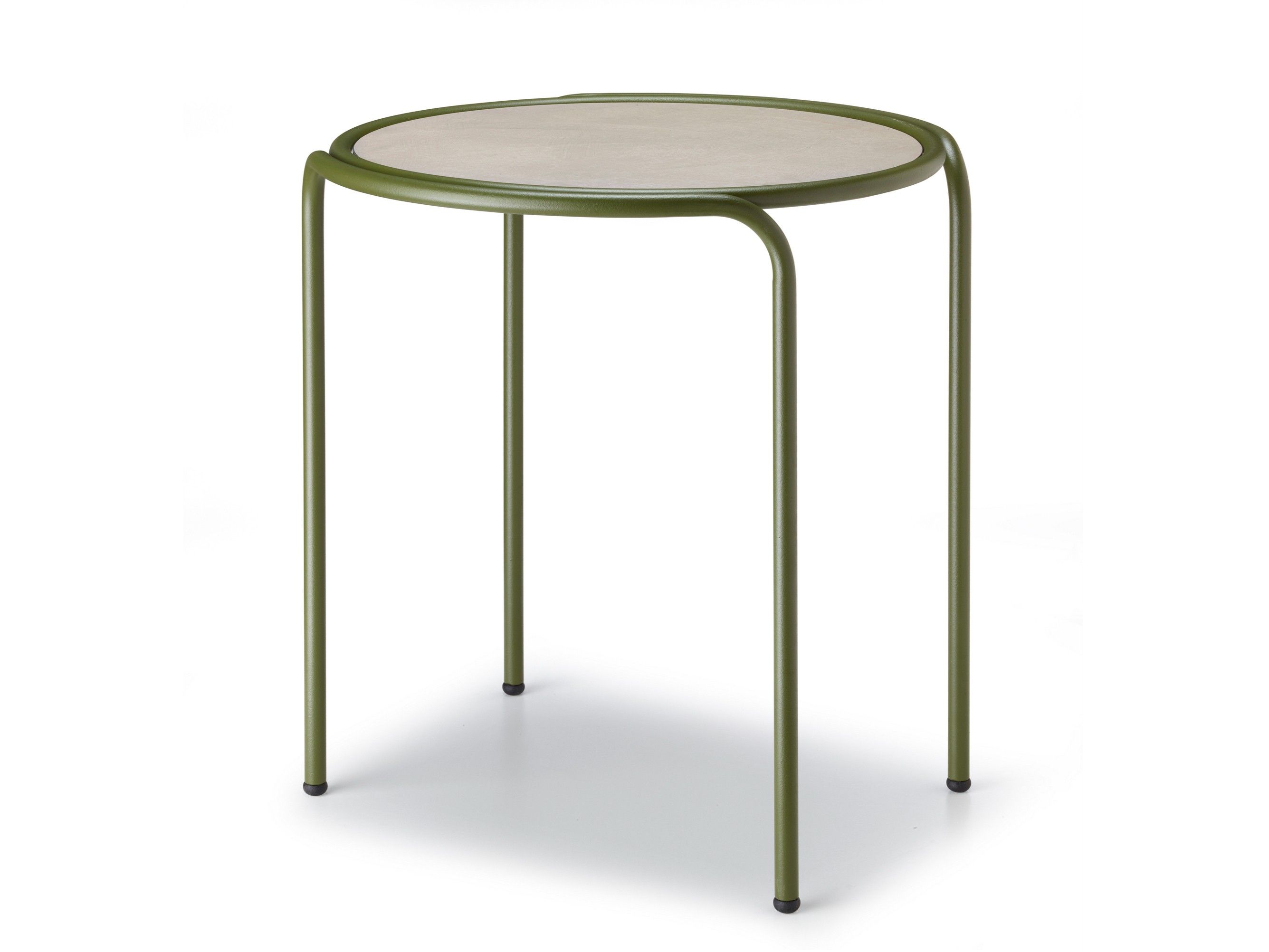Круглый журнальный столик из окрашенного металла и HPL S-CAB Dress_Code ARCH-00110506
