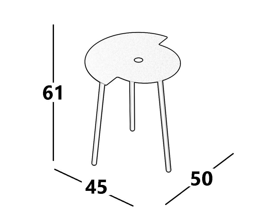 Металлический журнальный столик Luxy Crono ARCH-00142302 - Вид №6