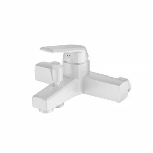OneLife by Orange P02-100w однозахватный полимерный смеситель для ванны/душа Белый