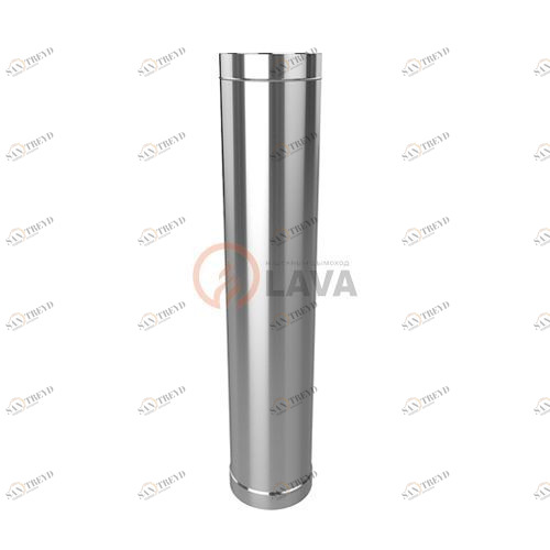 Труба LAVA 100, L=1000, нерж. 439 (0,8) 3088