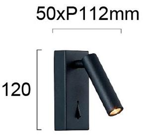 Terzo Light Регулируемый светодиодный настенный светильник из стали  V4229300/-301/-302  - Вид №4