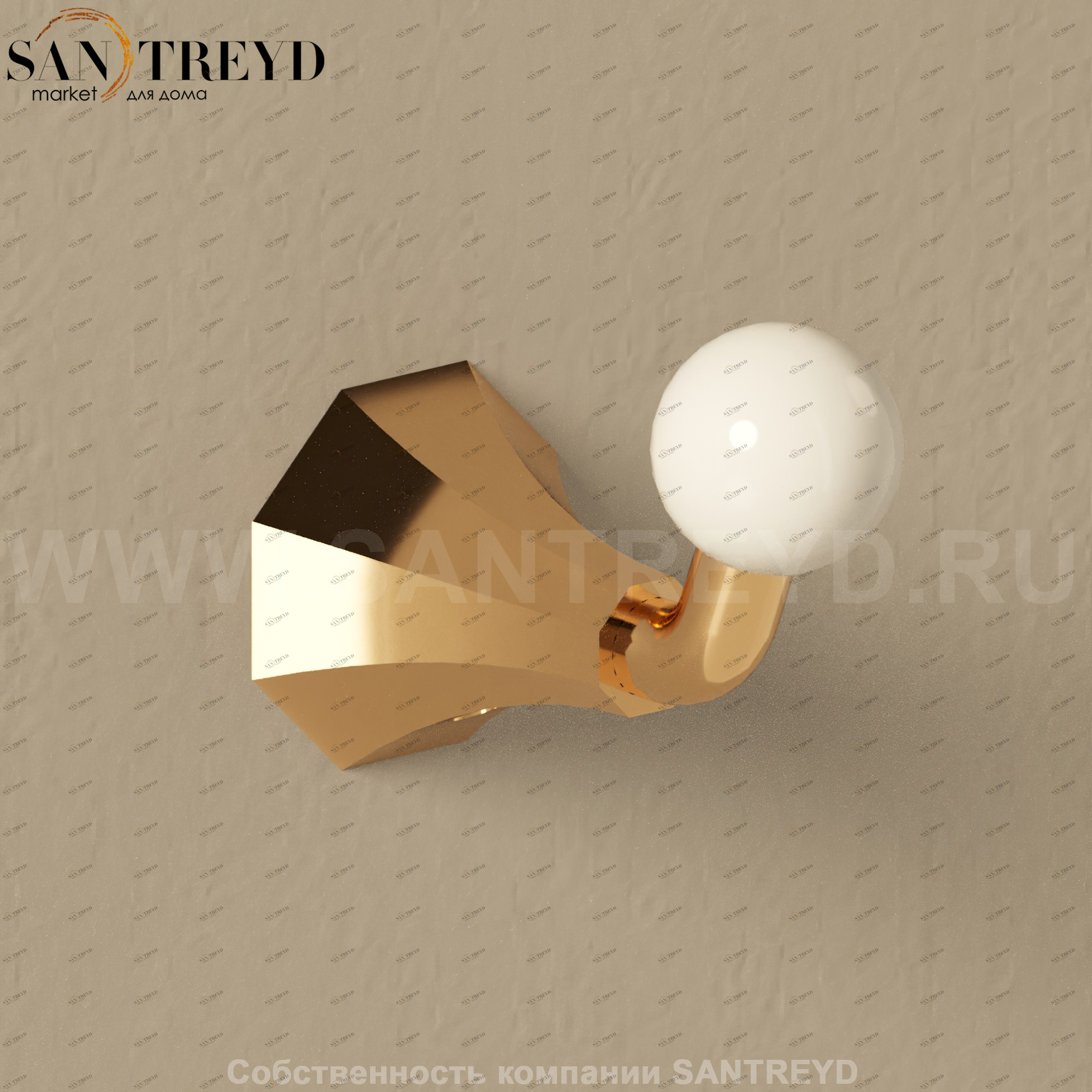 Flaminia EVERGREEN Крючок золотой EGPA.GOLD Ceramica Flaminia EGPAGOLD