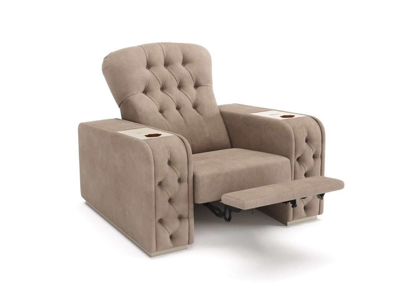 Кожаное кресло с подлокотниками Vismara Design CHEST ARCH-00038918