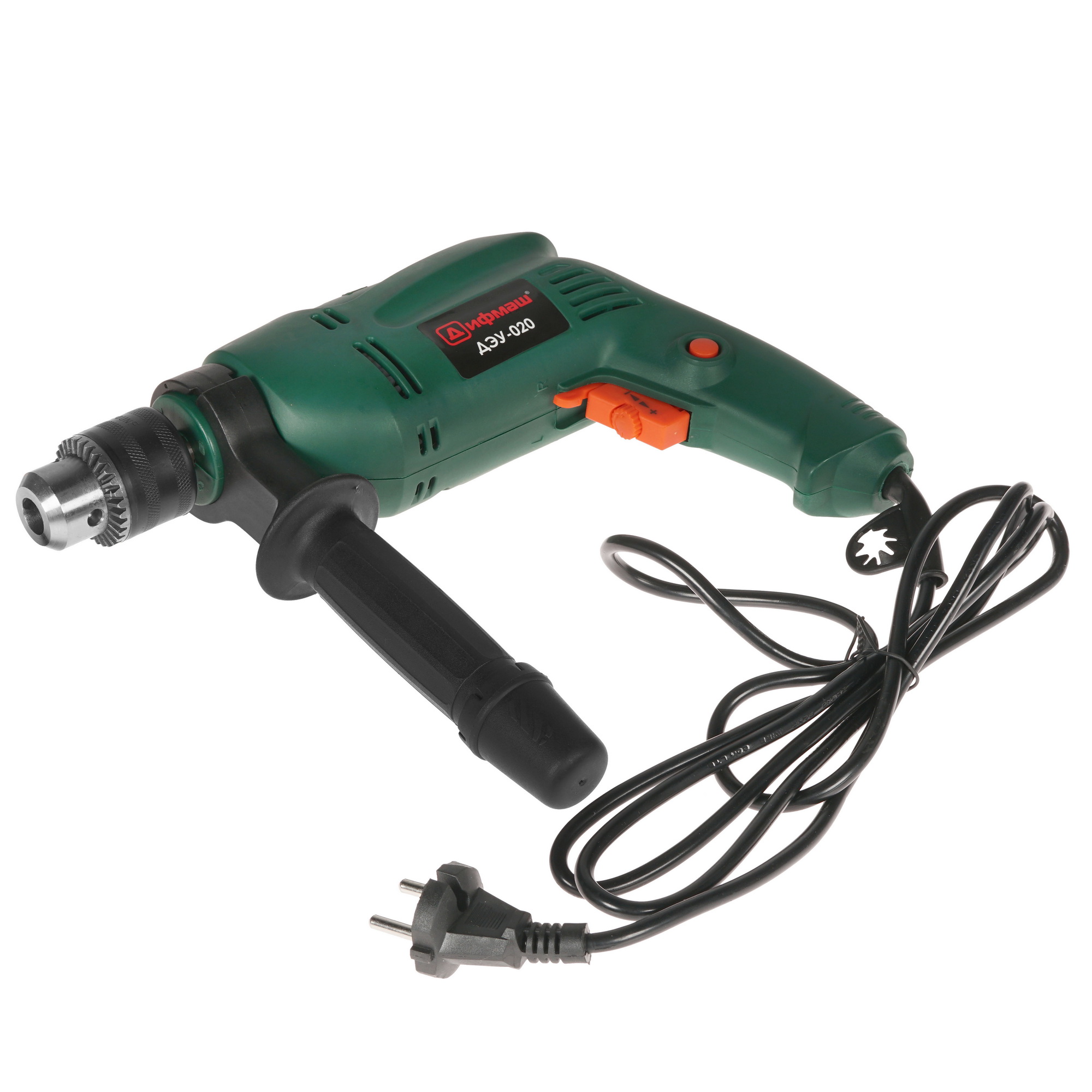 Дрель Дифмаш ДЭУ-020 [ударный, ключевой, 850 Вт, 2800 об/мин, реверс, 1.5 кг] 5321678 STDN-0096572 - Вид №4