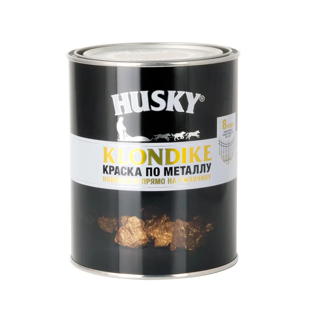 Краска по металлу Husky Klondike матовая цвет белый 0.9 л RAL 9003 STLM-2138295 - Вид №1