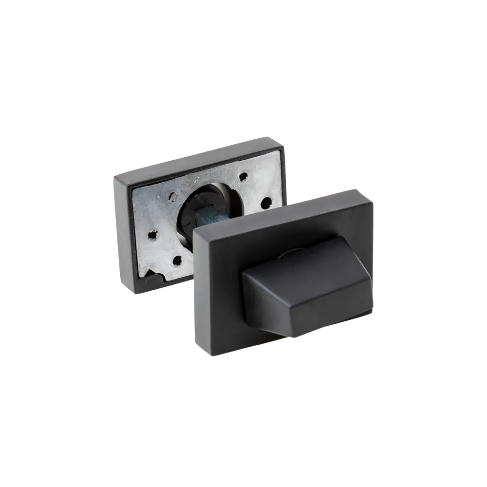 Завертка дверная квадратная Armex WC-11031 алюминий цвет черный STLM-2066480